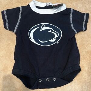 Penn State Short Sleeve Onesie. Size: 0-3 Months